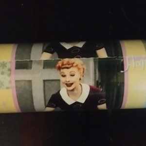 COPY - Two rolls of I Love Lucy gift wrap